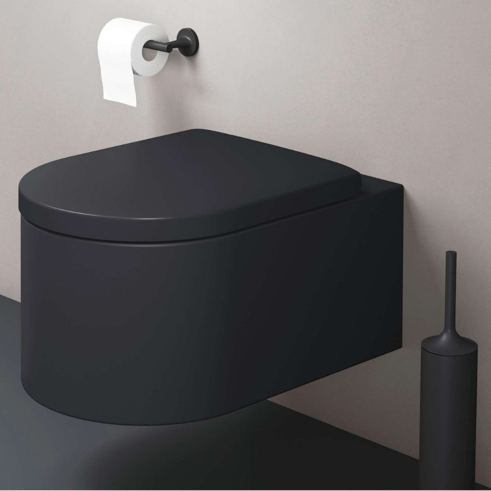 Duravit Dark Grey Matt Smooth Toilet